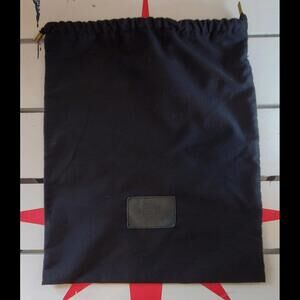 The Office Of Angela Scott Black 14" x 12" Black Purse Shoe Dust Bag